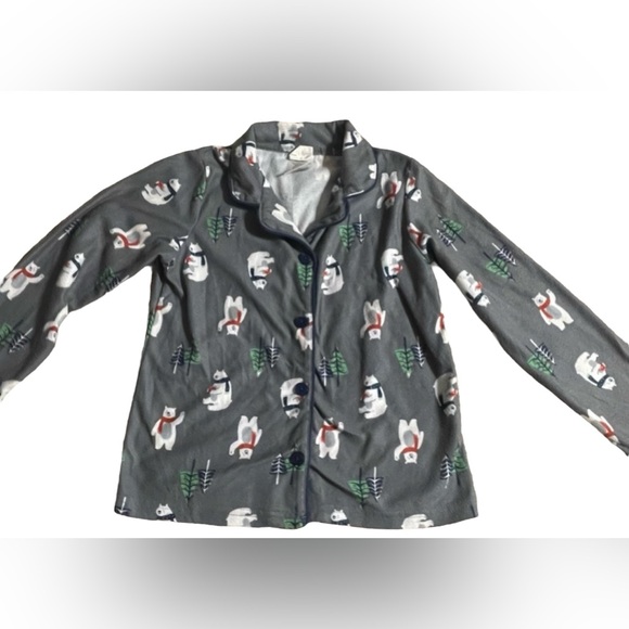 Toast and Jammies Pajama Set Sz S Polar Bears & Trees Christmas Edition - Picture 6 of 9